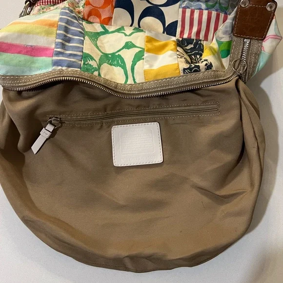 Coach Y2K Hampton Patchwork Multicolor Hobo Bag - Picture 12 of 16